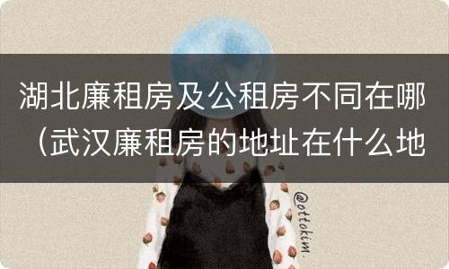 湖北廉租房及公租房不同在哪（武汉廉租房的地址在什么地方）