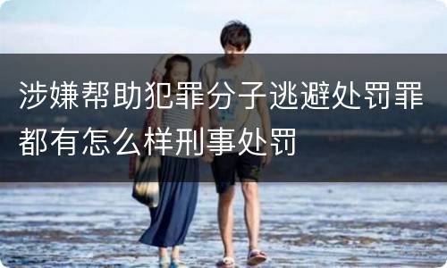 涉嫌帮助犯罪分子逃避处罚罪都有怎么样刑事处罚
