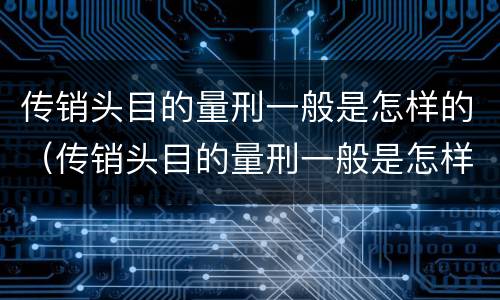 传销头目的量刑一般是怎样的（传销头目的量刑一般是怎样的呢）