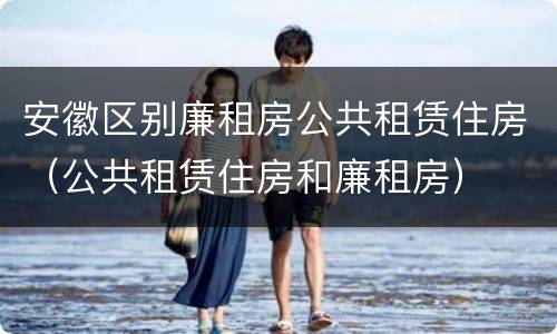 安徽区别廉租房公共租赁住房（公共租赁住房和廉租房）