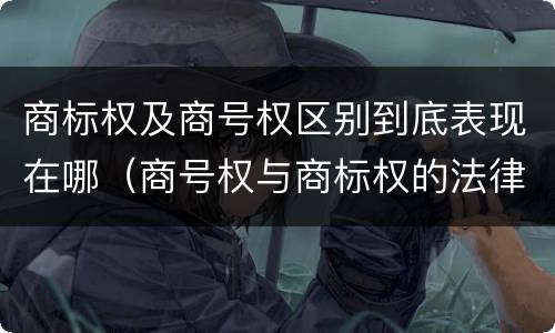 商标权及商号权区别到底表现在哪（商号权与商标权的法律冲突与解决）