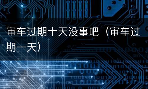审车过期十天没事吧（审车过期一天）