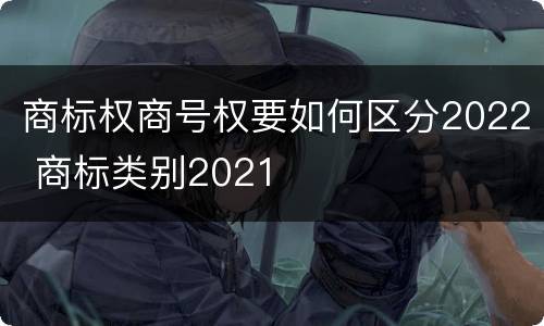 商标权商号权要如何区分2022 商标类别2021