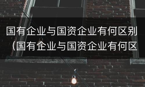 国有企业与国资企业有何区别(国有企业与国资企业有何区别与联系) 国有企业与国资企业有何区别(国有企业与国资企业有何区别与联系)
