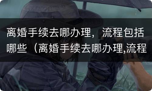 离婚手续去哪办理，流程包括哪些（离婚手续去哪办理,流程包括哪些方面）