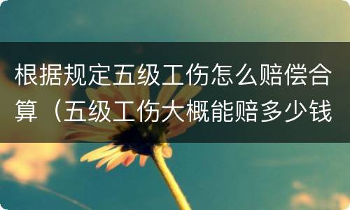 根据规定五级工伤怎么赔偿合算（五级工伤大概能赔多少钱）