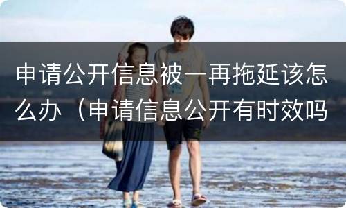 申请公开信息被一再拖延该怎么办（申请信息公开有时效吗）