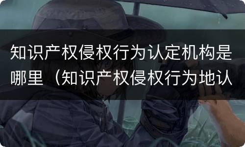 知识产权侵权行为认定机构是哪里（知识产权侵权行为地认定）