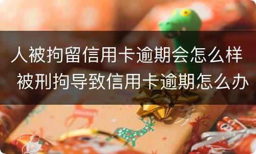 人被拘留信用卡逾期会怎么样 被刑拘导致信用卡逾期怎么办