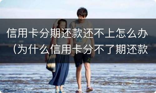信用卡分期还款还不上怎么办（为什么信用卡分不了期还款）