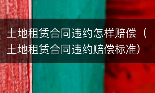 土地租赁合同违约怎样赔偿（土地租赁合同违约赔偿标准）