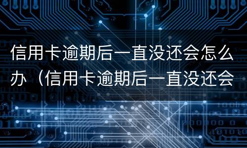 信用卡逾期后一直没还会怎么办（信用卡逾期后一直没还会怎么办呢）