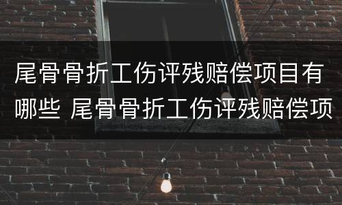 尾骨骨折工伤评残赔偿项目有哪些 尾骨骨折工伤评残赔偿项目有哪些呢