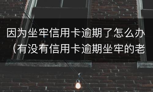 因为坐牢信用卡逾期了怎么办（有没有信用卡逾期坐牢的老哥）