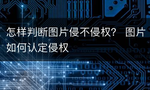 怎样判断图片侵不侵权？ 图片如何认定侵权