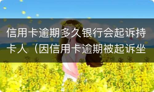 信用卡逾期多久银行会起诉持卡人（因信用卡逾期被起诉坐牢的多吗）