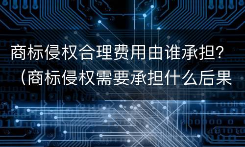 商标侵权合理费用由谁承担？（商标侵权需要承担什么后果）