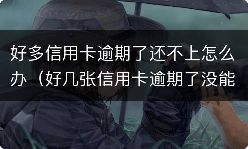 好多信用卡逾期了还不上怎么办（好几张信用卡逾期了没能力还款怎么办）