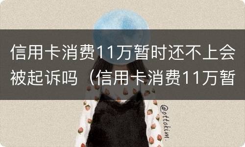 信用卡消费11万暂时还不上会被起诉吗（信用卡消费11万暂时还不上会被起诉吗知乎）