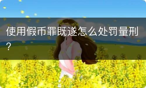 使用假币罪既遂怎么处罚量刑?