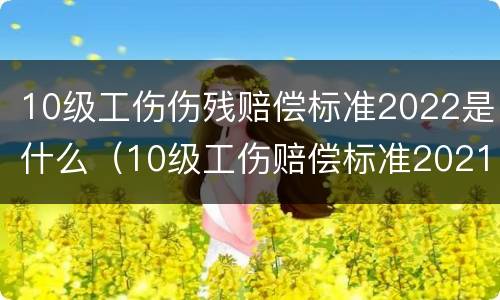 10级工伤伤残赔偿标准2022是什么（10级工伤赔偿标准2021多少）