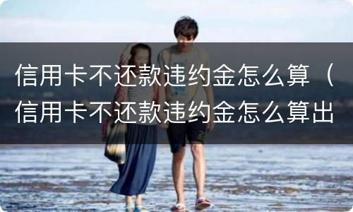 信用卡不还款违约金怎么算（信用卡不还款违约金怎么算出来的）