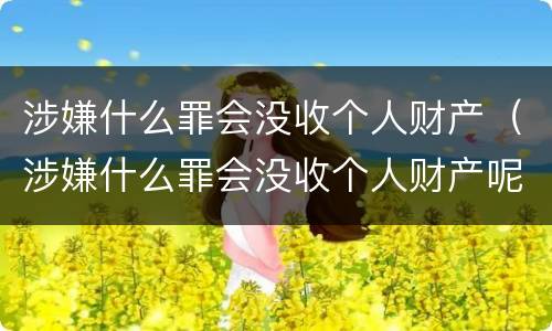 涉嫌什么罪会没收个人财产（涉嫌什么罪会没收个人财产呢）