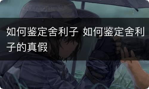 如何鉴定舍利子 如何鉴定舍利子的真假