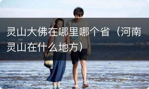 灵山大佛在哪里哪个省（河南灵山在什么地方）
