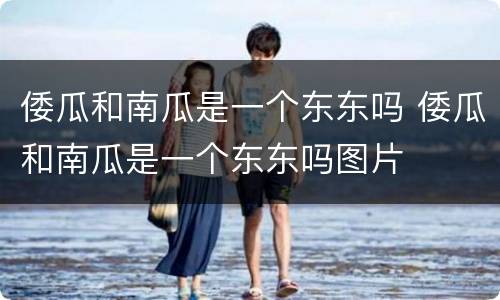 倭瓜和南瓜是一个东东吗 倭瓜和南瓜是一个东东吗图片