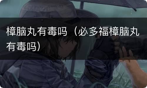 樟脑丸有毒吗（必多福樟脑丸有毒吗）