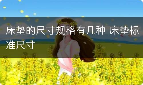 床垫的尺寸规格有几种 床垫标准尺寸