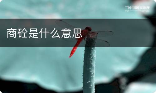 商砼是什么意思