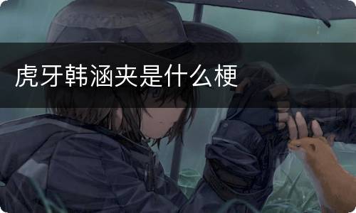 虎牙韩涵夹是什么梗