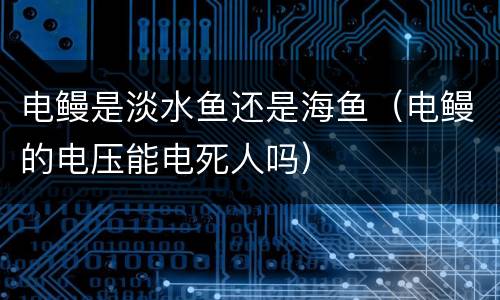 电鳗是淡水鱼还是海鱼（电鳗的电压能电死人吗）