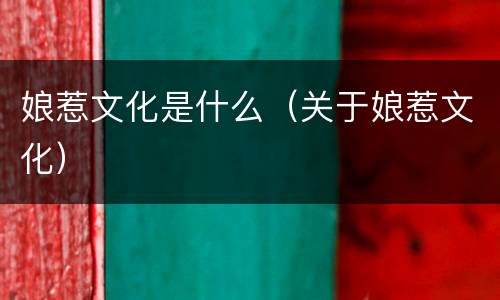 娘惹文化是什么（关于娘惹文化）