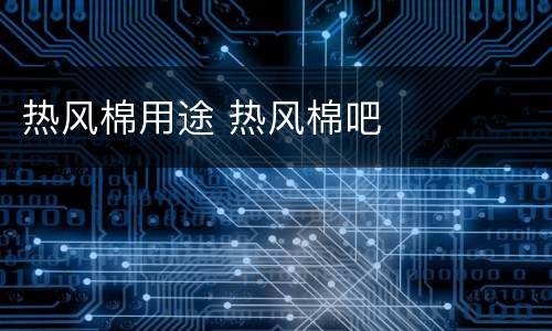 热风棉用途 热风棉吧