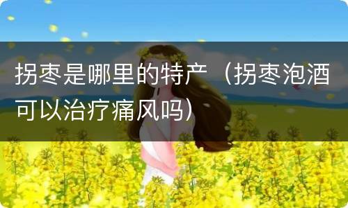 拐枣是哪里的特产（拐枣泡酒可以治疗痛风吗）