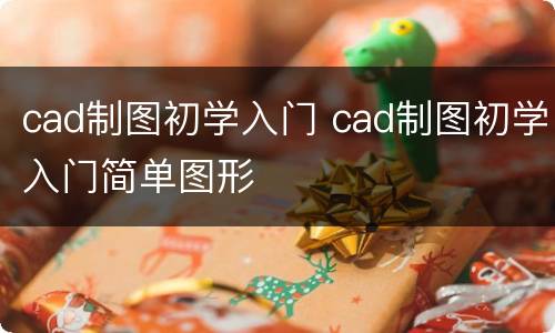 cad制图初学入门 cad制图初学入门简单图形