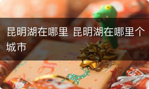 昆明湖在哪里 昆明湖在哪里个城市