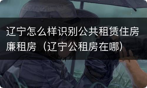 辽宁怎么样识别公共租赁住房廉租房（辽宁公租房在哪）
