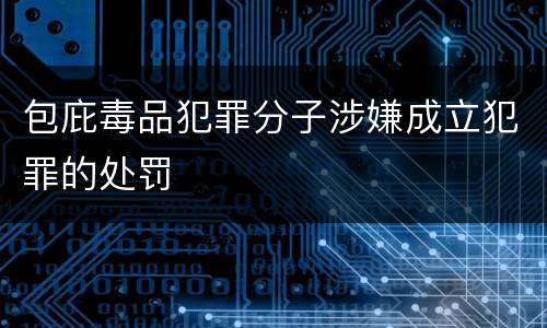 包庇毒品犯罪分子涉嫌成立犯罪的处罚