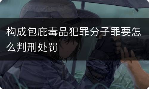 构成包庇毒品犯罪分子罪要怎么判刑处罚