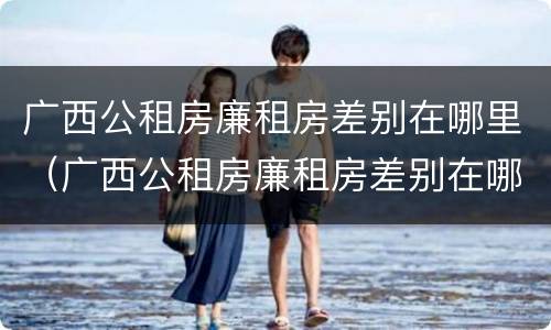 广西公租房廉租房差别在哪里（广西公租房廉租房差别在哪里啊）