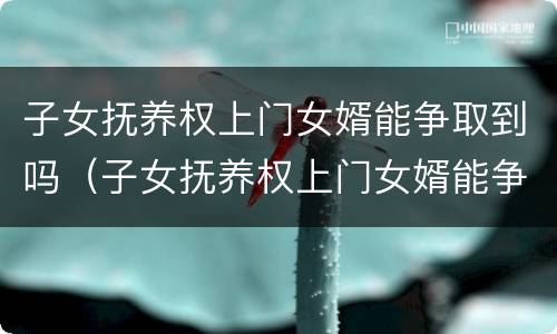 子女抚养权上门女婿能争取到吗（子女抚养权上门女婿能争取到吗怎么办）